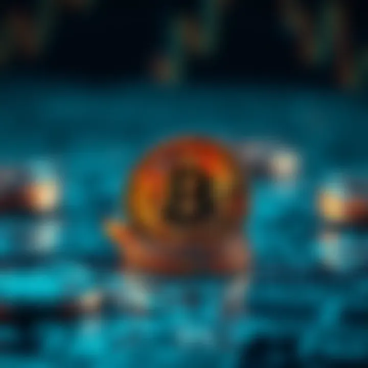 A visual metaphor illustrating the concept of Bitcoin holdings and market fluctuations.