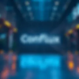 Visual representation of Conflux blockchain technology