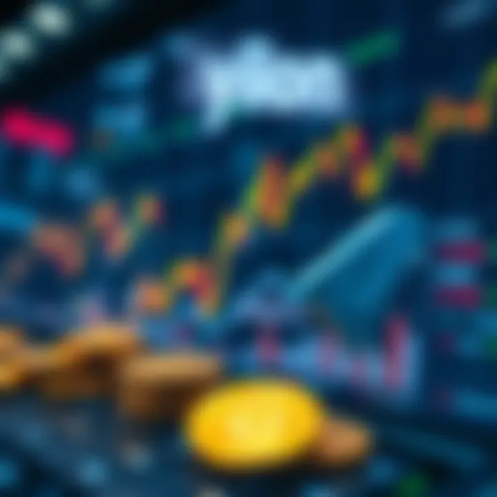 Cryptocurrency and stock market visualization