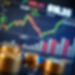 Cryptocurrency market analysis illustration